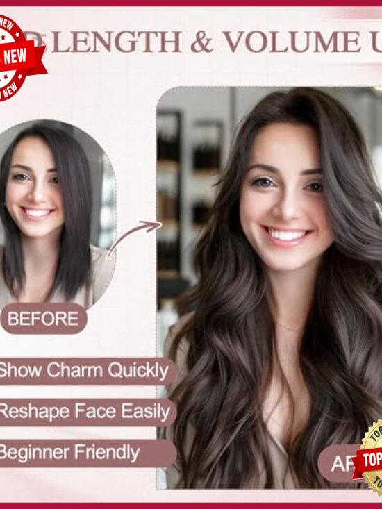 Real Human Hair Halo Extensions 18 Inch Wavy Invisible Wire Adjustable main image 4